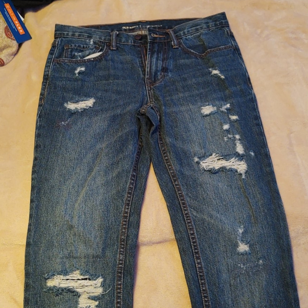 Distressed Jeans